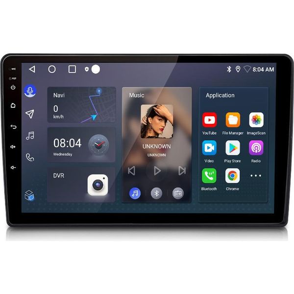 10 Pollici 6+128GB Android Autoradio Per Skoda Fabia Ii 2008-2013 Wireless Carplay Android Auto 4G Wifi Gps Navi 8Core Rds Dsp Dab+ Bt-image