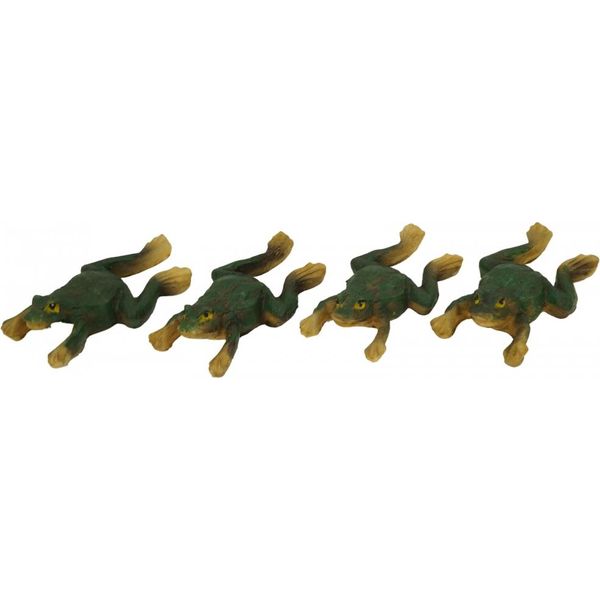 Rana Animale Galleggiante Piccolo Set Di 4 Cm Circa - Decorazione Per Laghetto-image