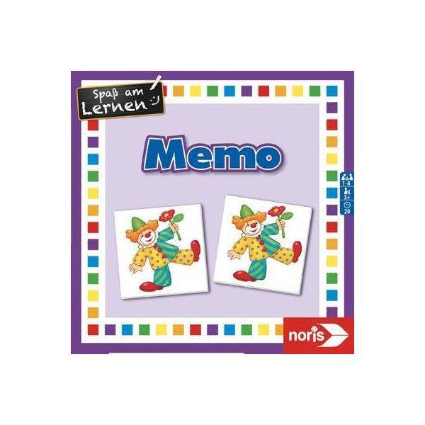 Noris Memo, Gioco Di Memoria, Gioco Di Ricerca, Gioco Educativo, Bambini, Gioco, Giocattolo, 608985665-image