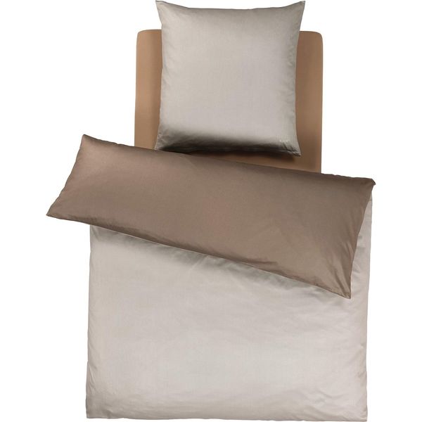 Joop! Biancheria Da Letto 4040 Micro Pattern Nocciola 80/80 135/200 Cm-image