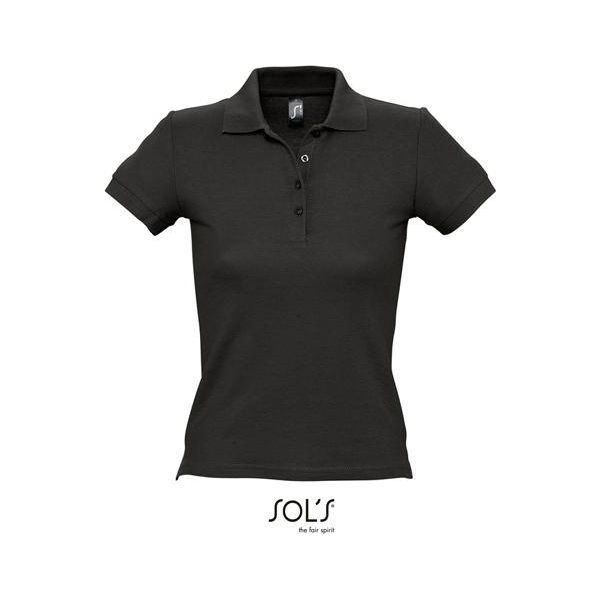 Sols 11310 | Poloshirt Da Donna People 210 - Farbe: Nero - GrößE: 3XL-image