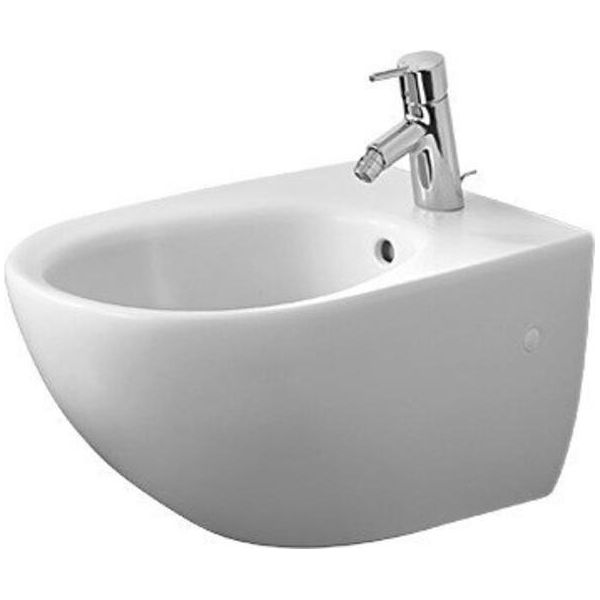 Duravit Bidet Mural Architec 570Mm Avec Trop-Plein, Avec Plage De Robinetterie, 1 Trou Pour Robinetterie, Blanc, 2531150000, 2531150000-image