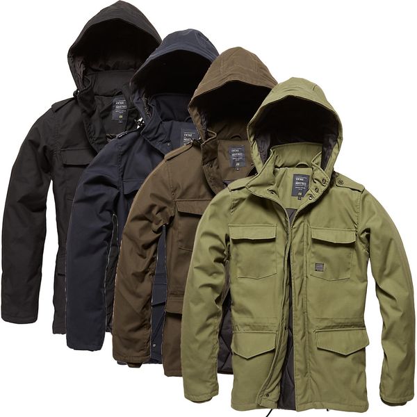 Giacca Vintage Industries Darren Parka, Colore:Drab Oliva, Taglia:Xl-image