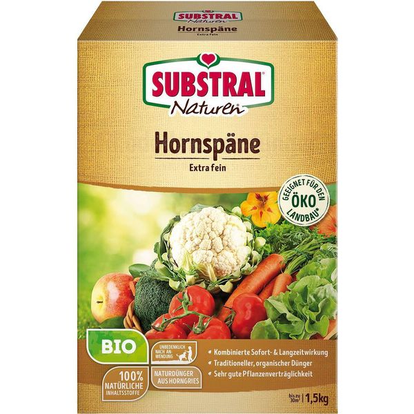 Substral® Naturen®Trucioli Di Corno Extra Fine 1,5 Kg Per Un Massimo Di 30 M²-image