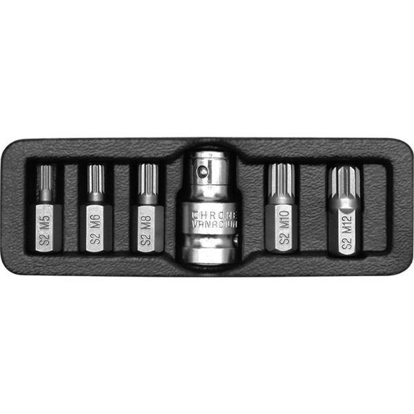 Yato, Modello YT-0414, Set Di Punte Per Cacciaviti/Spine Da 6 Pezzi, Ideale Per Lavori Di Precisione, Durevole E Resistente, Perfetto Per Riparazioni E Manutenzione.-image