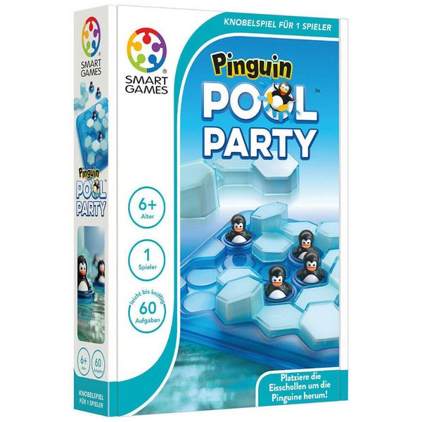Smart Games Logikspiel Pinguin Pool Party, Denkspiel, Kinderspiel, Kinder Spiel, Ab 6 Jahren, Sg 431 De-image