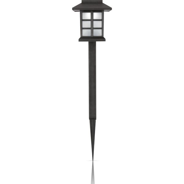 Luce Solare Da Giardino A Led Per Esterni, Resistente Alle Intemperie IP44, Lampada A Innesto Da 38 Cm Con Picchetto A Terra, Illuminazione Per Patio-image