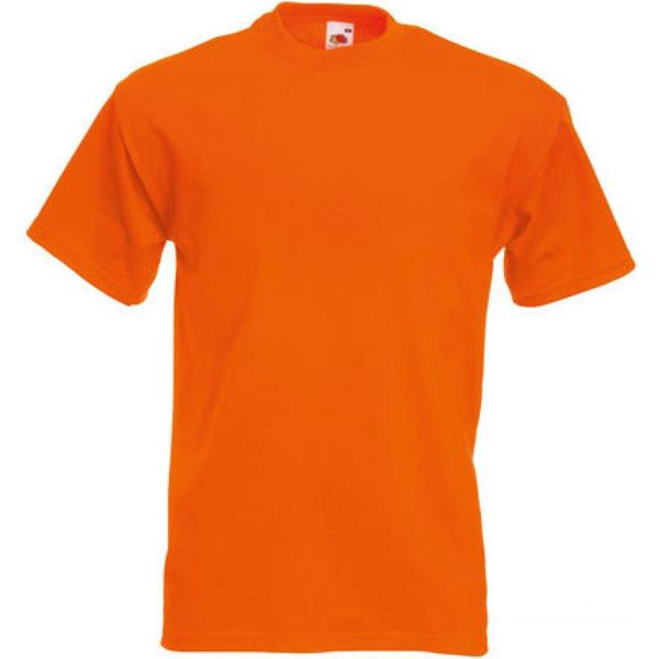 Fruit Of The Loom 61-044-0 | Maglietta Da Uomo Super Premium - Colore: Arancione - Taglia: 3XL-image