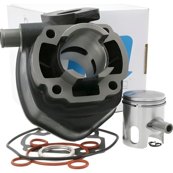 Kit Cilindro Motoforce Di Ricambio 50 Cc Compatibile Con Minarelli Orizzontale Lc, Perno Pistone 10 Mm-image