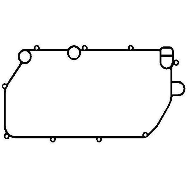 Guarnizione Radiatore Olio Elring Guarnizione 157.540 Lato Motore Per Scania 4 - Serie Aem (Gomma Etilene-Acrilato)-image