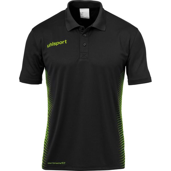 Uhlsport Football Score Polo Shirt Bambini Polo Nero Verde Taglia 140-image
