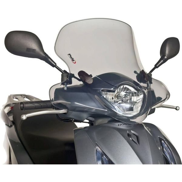 Windschild Puig City Touring Fumo Per Honda Sh 125I, Sh 150I 12-14-image