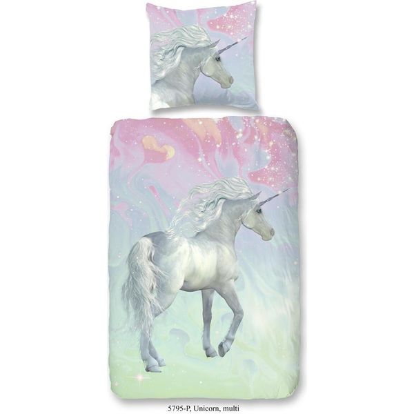 Buongiorno Renforcé Biancheria Da Letto 2 Pezzi Copripiumino 140 X 220 Cm Federa 60 X 70 Cm Unicorno 5795.99.01 Multi-image