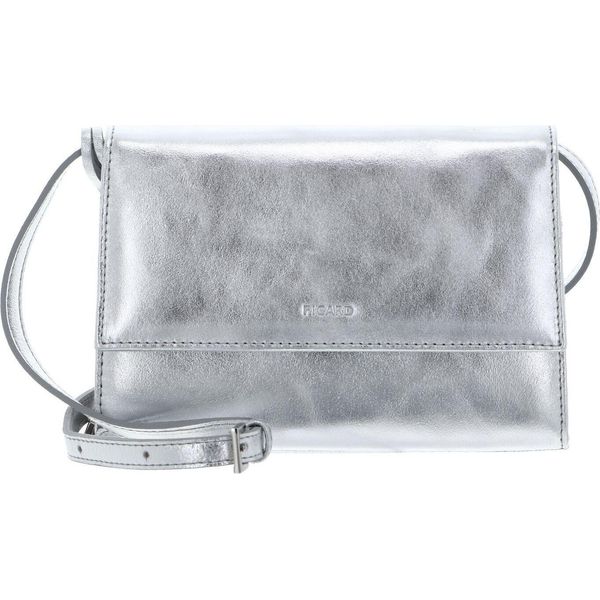 Picard Pelle Borsa A Tracolla Pochette Auguri Shoulderbag With Flap Silber Argentato-image