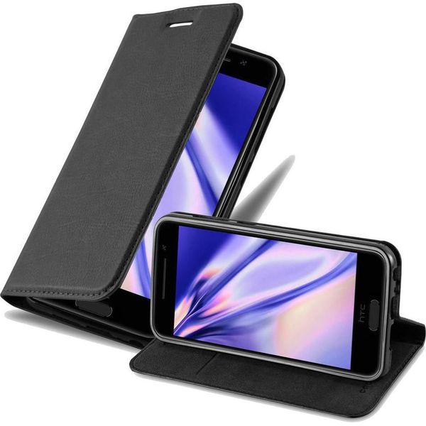 Cadorabo Cover Per Htc One A9 Cover Protettiva In Nero Custodia Per Cellulare Cover Chiusura Magnetica-image
