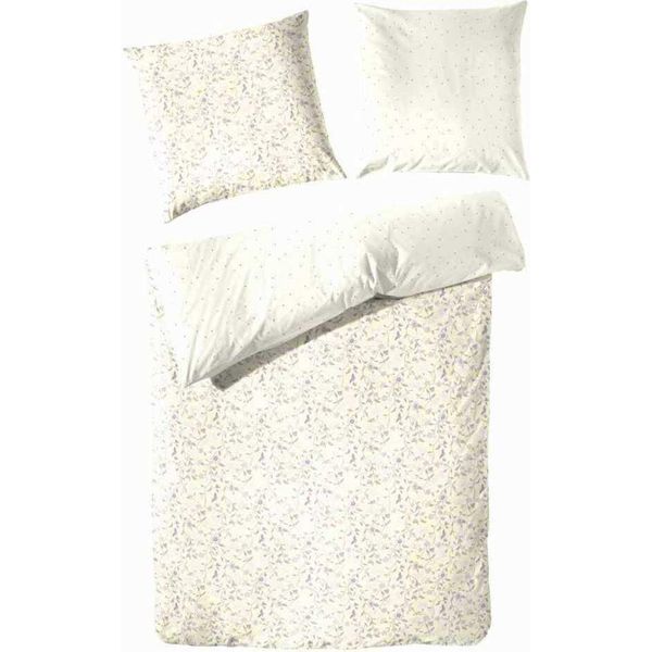 Biancheria Da Letto Hahn Renforce A Fiori Gialli, 155X220 Cm + 80X80 Cm-image