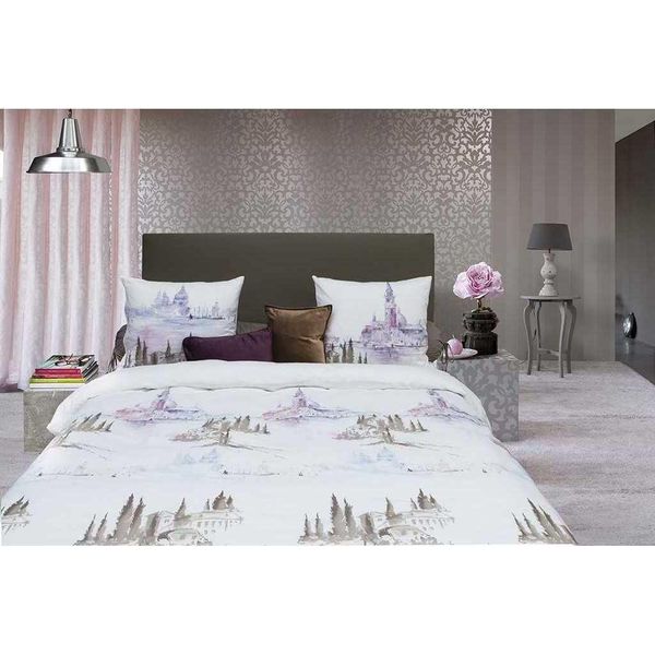 Biancheria Da Letto Hnl In Cotone Toscane 135X200 Cm + 80X80 Cm-image