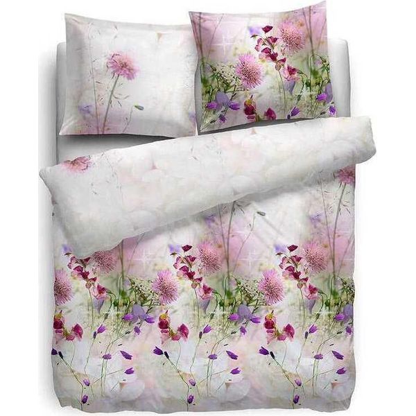 Hnl Renforcé Biancheria Da Letto Reversibile Gemma Multi 135X200 Cm + 80X80 Cm-image