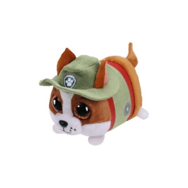 Ty Beanie Boos Glubschi Paw Patrol Tracker 10Cm Cane Impilabile Giocattolo Morbido Mini-image