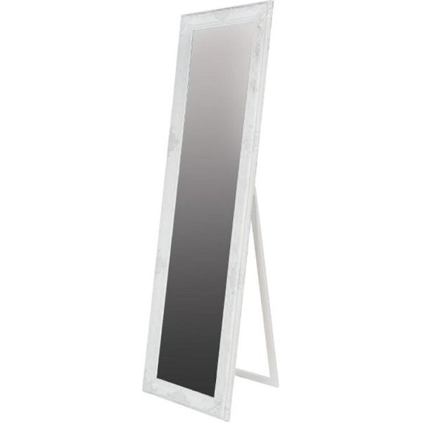 Casa Padrino Specchio Barocco Bianco/Oro 50 X H. 180 Cm - Specchio Fatto A Mano Con Cornice In Legno E Splendide Decorazioni-image