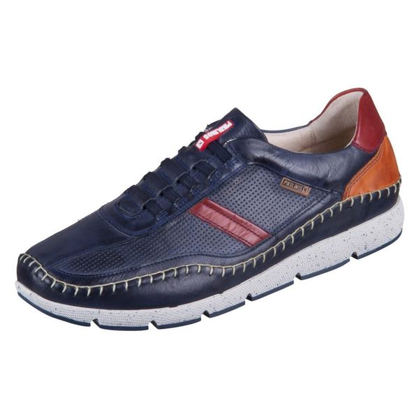 Pikolinos Uomo Slip-On Scarpa Bassa In Pelle Fuencarral M4U-6046C1, Dimensione:46 Eu, Colore:Blu-image