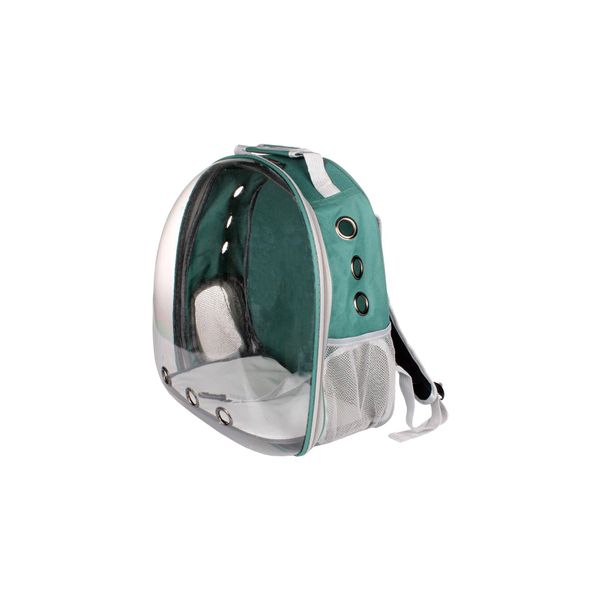 Merco Petbag Zaino Trasparente Per Animali Domestici Verde Confezione Da 1 Pezzo-image
