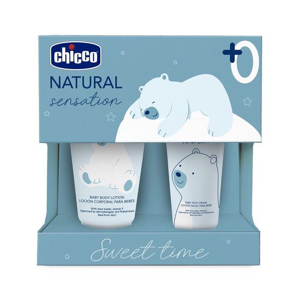 Chicco Natural Sensation Sweet Time Lozione Corpo 150Ml + Crema Viso 50Ml-image