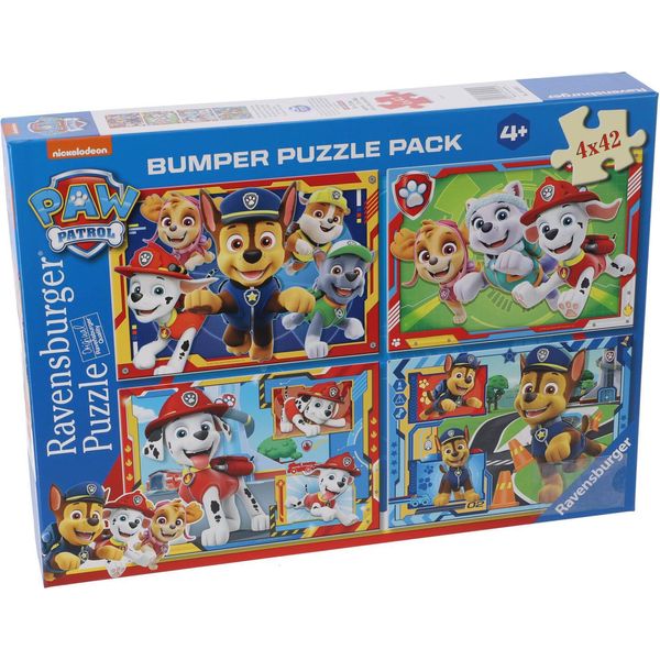4 Puzzle Da 42 Pezzi - Paw Patrol-image