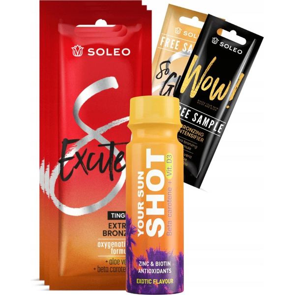 Soleo Excited 3X15Ml Terra Abbronzante Riscaldante Con Effetto Formicolio + Omaggi-image