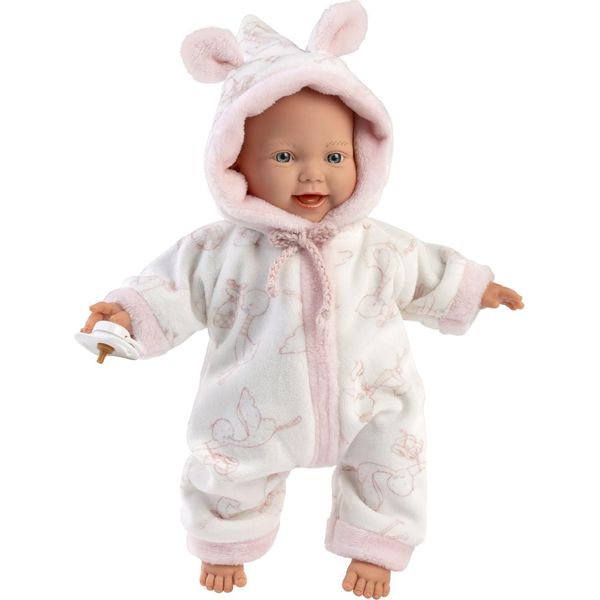 Rappa Llorens 63312 Little Baby - Bambola Realistica Con Corpo In Morbido Tessuto - 32 Cm-image