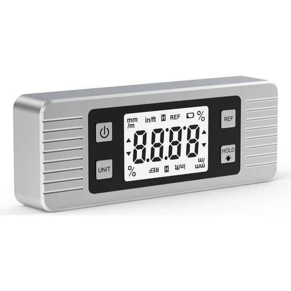 Digital Angle Gauge Magnetic Protractor Inclinometer Level Angle Finder Angle Cube Level Box Con Magnes Angle Protractor-image