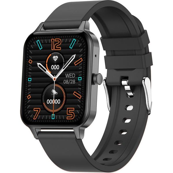 Inf MX7 Smartwatch: Chiamate Bluetooth E Monitoraggio Della Salute Nero-image