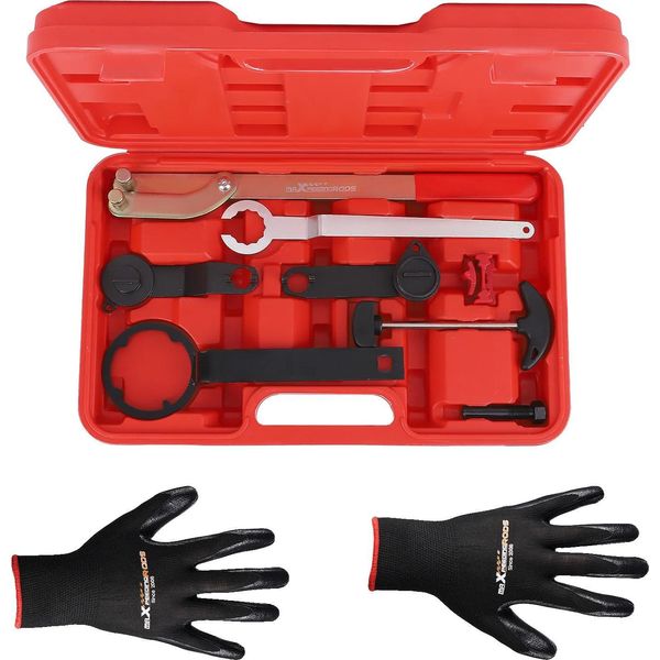 Set Di Utensili Per La Fasatura, In Acciaio, Design Compatto, Compatibile Con Motori A 3 E 4 Cilindri, Per Auto Compatte Premium E Utilitarie Economiche, Sviluppato Per La Fasatura Dell'albero A Camme-image