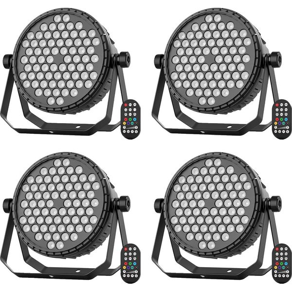 Paraluce Da Palco, Led Rgb, Controllo Dmx, Nero, Spina Ue-image