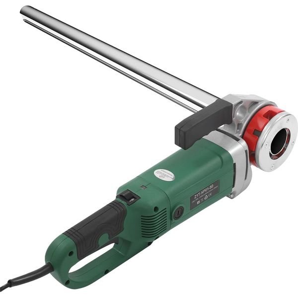 Filettatrice Elettrica Per Tubi, Potenza 2300W, Dimensioni Tubi Compatibili 2"-1/2"", Velocità Di Rotazione Al Minimo 26 Giri/Min, Diametro Tubi Applicabile 20,9 Mm - 59,6 Mm"-image