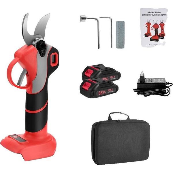 Tosasiepi, Funzionamento A Batteria, Motore Brushless, 2 Batterie Spina Ue-image
