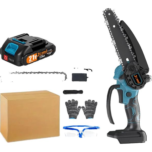 Motosega A Batteria, Taglio Ad Alta Velocità, Design Facile Da Usare, 1Xbatteria 1Xcatena-image