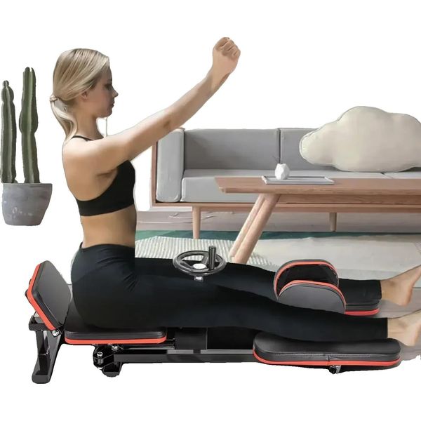 Barella Per Gambe, Acciaio Rinforzato, 108 Cm X 39 Cm X 20 Cm, Peso 12 Kg, Regolazione Angolare 0-180°, Rivestimento In Finto Cuoio-image