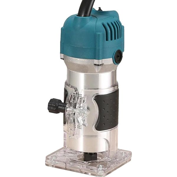Macchina Per La Lavorazione Del Legno, Elettroutensile, Design Compatto, Blu-image
