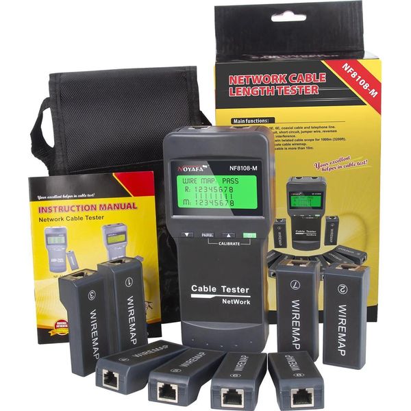 Tester Per Cavi Di Rete, Misurazione Della Lunghezza, Strumento Multifunzione, NF-8108M-image