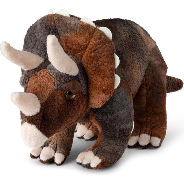 Wwf - Peluche - Triceratopo (23 Cm) Figura Realistica In Peluche Di Peluche-image