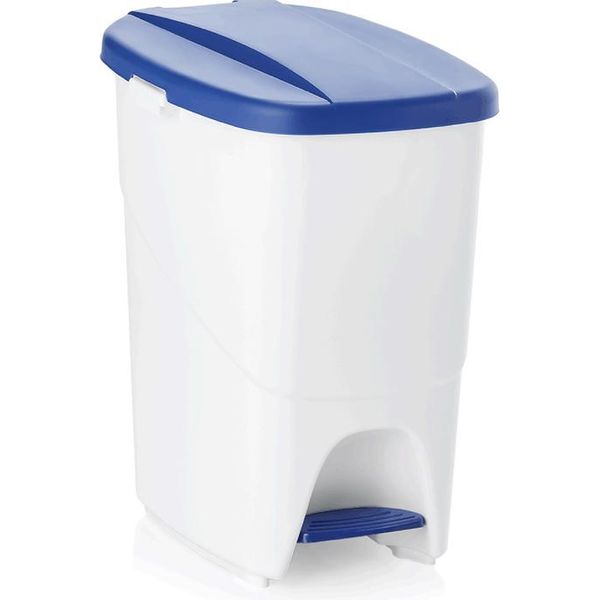 Cestino A Pedale Con Coperchio Blu, 25 Litri-image
