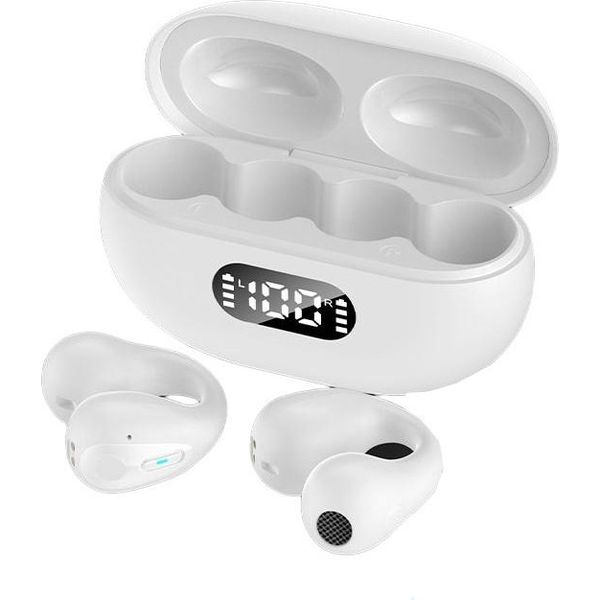Inf Cuffie Wireless Ad Orecchio Aperto Bluetooth 5.2 Bianco-image