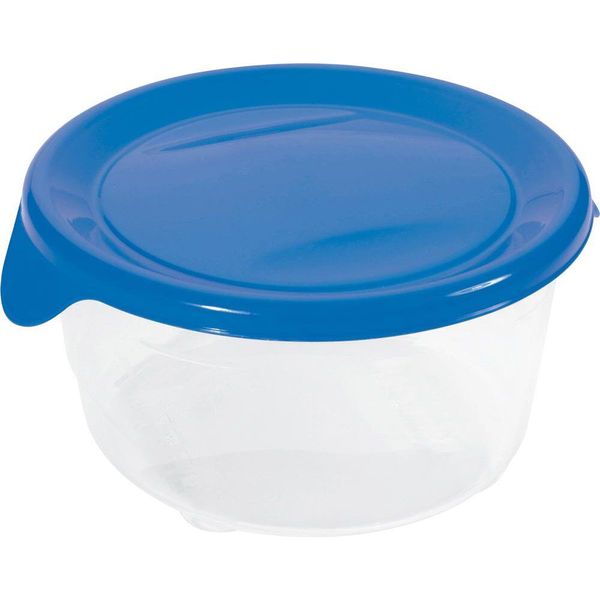 Curver "Fresh&Go"" Contenitore Rotondo Per Alimenti 0,5L /Blu/Trasparente"-image