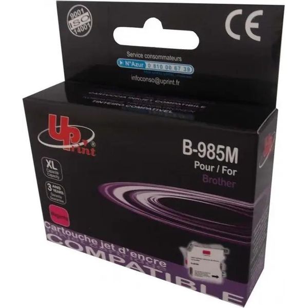 Inchiostro Uprint LC985, Brother, Viola-image