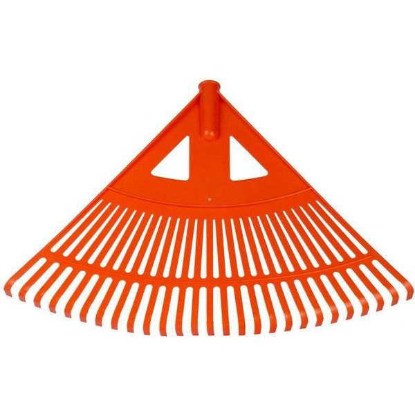 Rastrello Per Foglie Strend Pro R130, 27 Denti, 58 Cm, A Ventaglio, In Plastica, Senza Manico-image