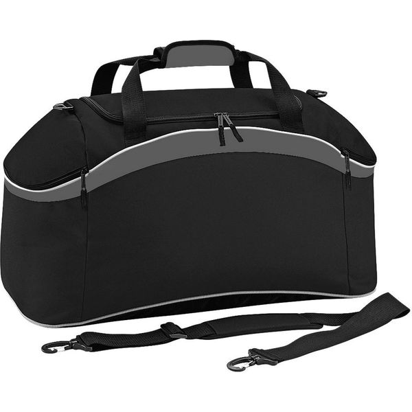 Bagbase - Borsa Da Viaggio "Teamwear"" BC5499 (Taglia Unica) (Nero/Grigio Grafite/Bianco)"-image