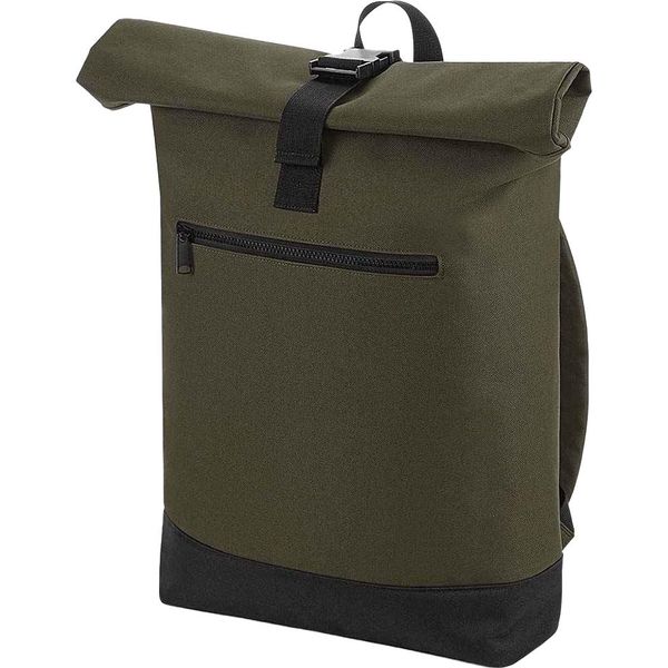Bagbase - Zaino, Roll Top PC5568 (Taglia Unica) (Verde Militare)-image