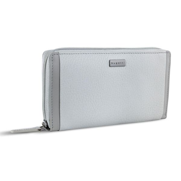 Bugatti Portafoglio Ladies Long Zip Wallet Light Grey Grigio Chiaro-image