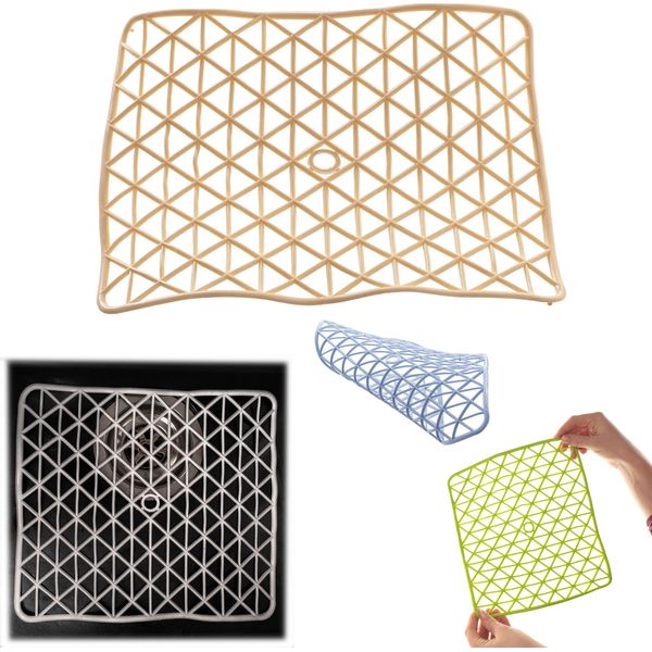 Inserto Per Lavello Kadax, Inserto Antiscivolo Per Il Lavello, Triangoli-image